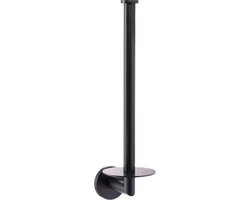 Porte-rouleau de rechange LIVINQ - Double - Zwart mat - pour 2 rouleaux - Porte-rouleau de rechange