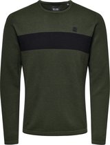 ONLY & SONS ONSHAYDEN  STRUCTUR CREW KNIT Heren Trui  - Maat M