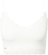 MAGIC Bodyfashion Cozy Crop Top Snow White Vrouwen - Maat M