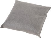 2L Home & Garden Plof Rugkussen Metro Lounge Grijs - 70 x 70cm