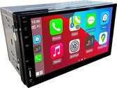 Auto Radio 7 inch Apple-Carplay Android-Auto Full Touch Navigatie Bluetooth Aux Usb