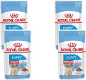 Royal Canin Shn Medium Puppy Pouch - Nourriture pour chiens - 4 x 10 x 140 g