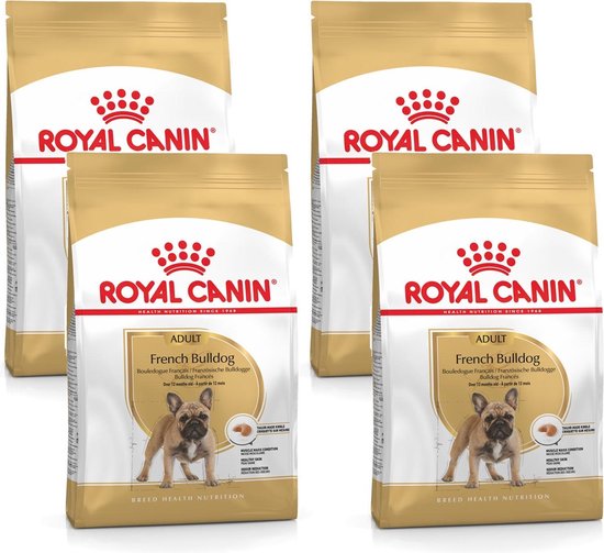 Royal Canin French Bulldog Adult - Hondenvoer - 4 x 3 kg