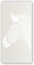 DECOBEL | DECO-VILT | Zebra | Wandpaneel - Wanddecoratie - Muurdecoratie - Woonkamer - Petfles - Duurzaam | Gebroken Wit 32