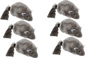 Adori Speelmuis Met Catnip - Kattenspeelgoed - 6 x per stuk Large