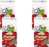 Graines de perruche Versele-Laga Prestige - Nourriture pour oiseaux - 4 x 1 kg
