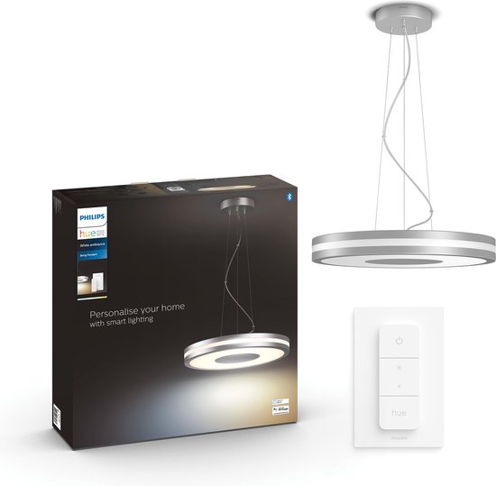 Lampe à suspension Philips Hue Being - White Ambiance - aluminium