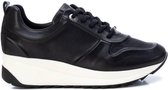 Carmela Dames Sneakers | Zwart | Leer | Maat 37
