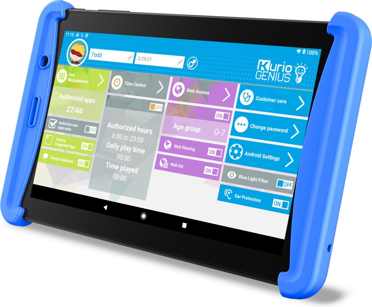 Tablette éducative - Kurio - Connect 4 - 7 Pouces - 32Go - Android 13