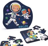 Eurekakids Puzzel 4 in 1 Astronaut - Vier Kinderpuzzels in Mooie Doos