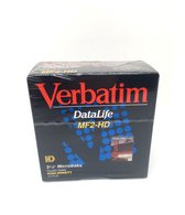 Verbatim MF-2HD 144 mb 3.5"  DataLife High Density 10 Pack.