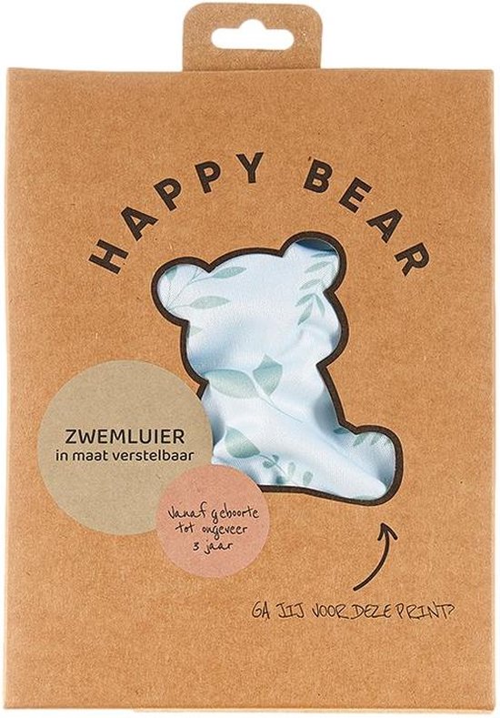 HappyBear | Zwemluier - Botanical | 0-3 jaar | Wasbaar | Licht en compact - handig voor op reis | Goede pasvorm door elastische sluiting - HappyBear