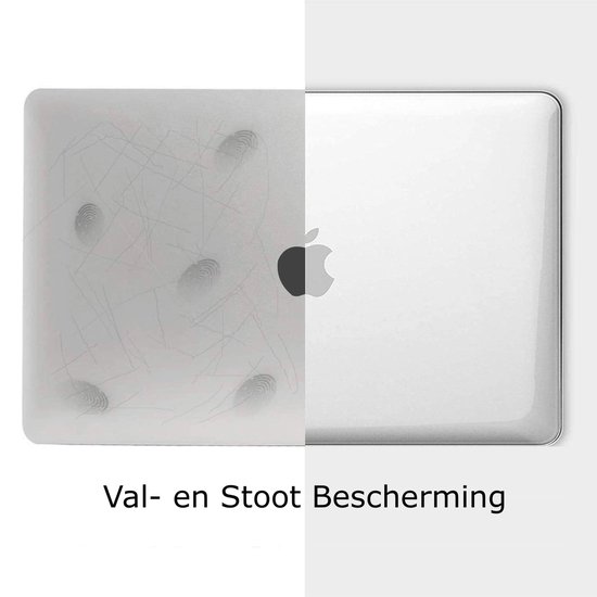 Geschikt voor MacBook Air Cover Hoesje 13 inch Transparant - Hardcase Geschikt voor MacBook Air 2018 / 2019 / 2020 / 2021 - Geschikt voor MacBook Air A1932 / A2179 / A2337 / M1 - TechNow
