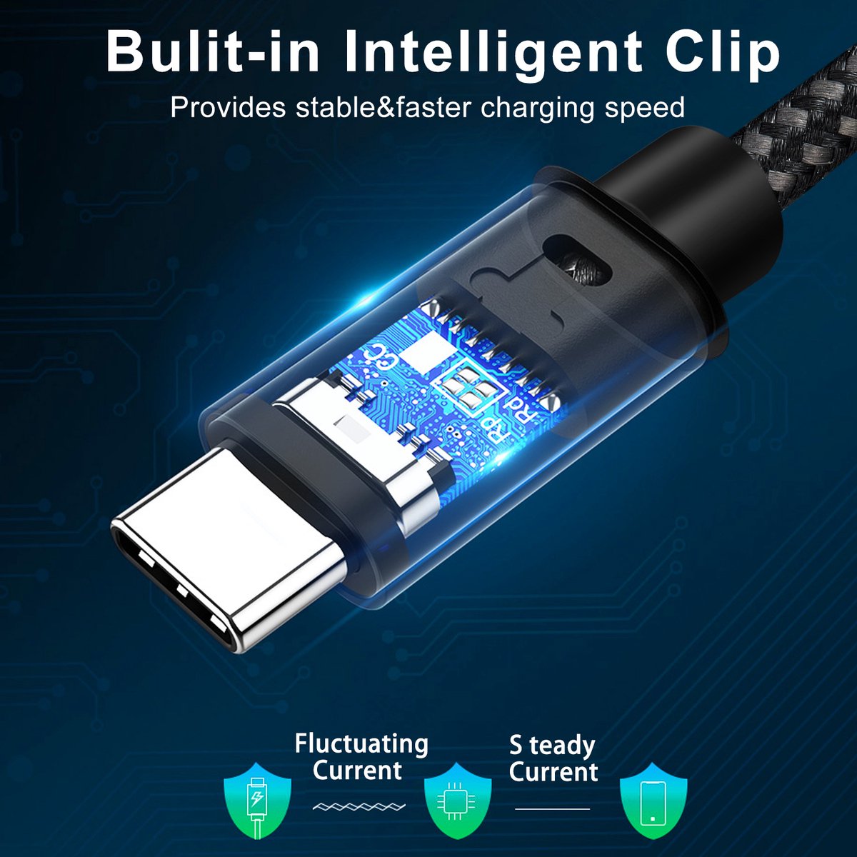 NÖRDIC USBCN1072 Câble USBC vers USBC USB 3.1 100W PD 10Gbps