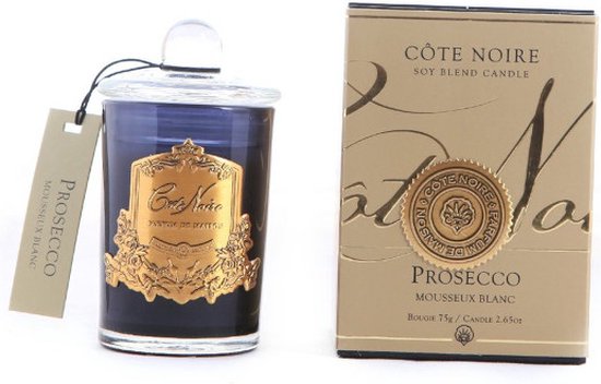 Geurkaars Prosecco 75gr goud - Cote Noire