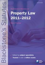 Blackstone's Statutes On Property Law
