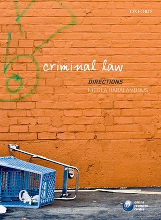 Criminal Law Directions - cover