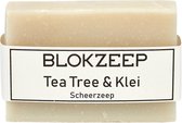 Blok Zeep - Shaving Bars - Tea Tree & Klei - 100 gram - scheren - scheermiddel