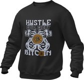 Crypto Kleding -Hustle, Gold, Glory, Bitcoin - Trui/Sweater