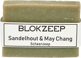 Blok Zeep - Shaving Bars - Sandelhout & May Chang - 100 gram - scheren