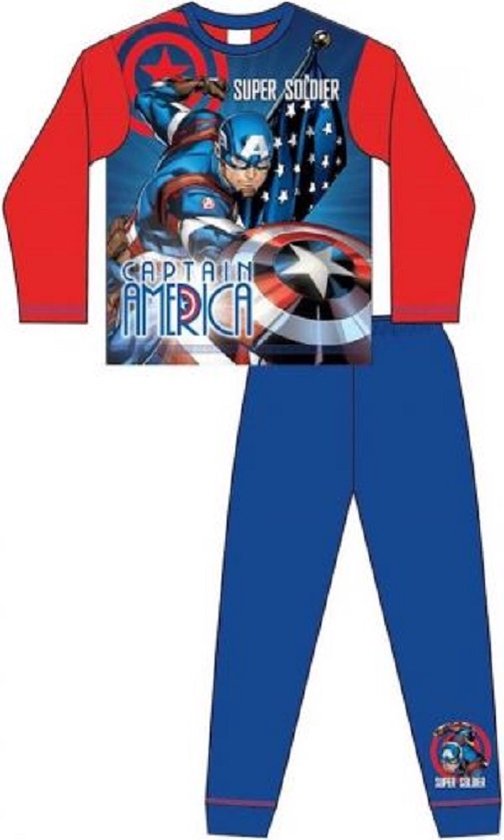 Pyjama Captain America - taille 140 - Ensemble pyjama Avengers | bol.com