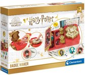 Clementoni Kleuren & Knutselen - Harry Potter Pins Machinemaker, Speelgoedsieraad Knutselset voor kinderen, 7+ jaar - 18669