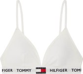 Tommy Hilfiger dames Tommy 85 triangel BH, katoen gevoerd, wit -  Maat: XL
