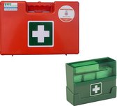 All-in Preventie - EHBO verbandkoffer BHV (Oranje Kruis goedgekeurd) met handige pleisterdispenser!.