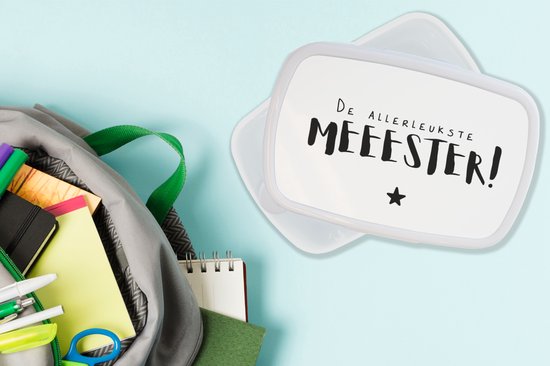 Boîte à pain Wit - Boîte à lunch - Boîte à pain - Cadeau maître - Citation - Étoile - 18x12x6 cm - Adultes - Cadeau Saint Valentin