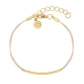 Mint15 Armband 'Tube it - Champagne' - Goud