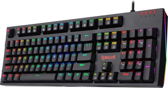 REDRAGON K592-PRO RGB toetsenbord USB Zwart