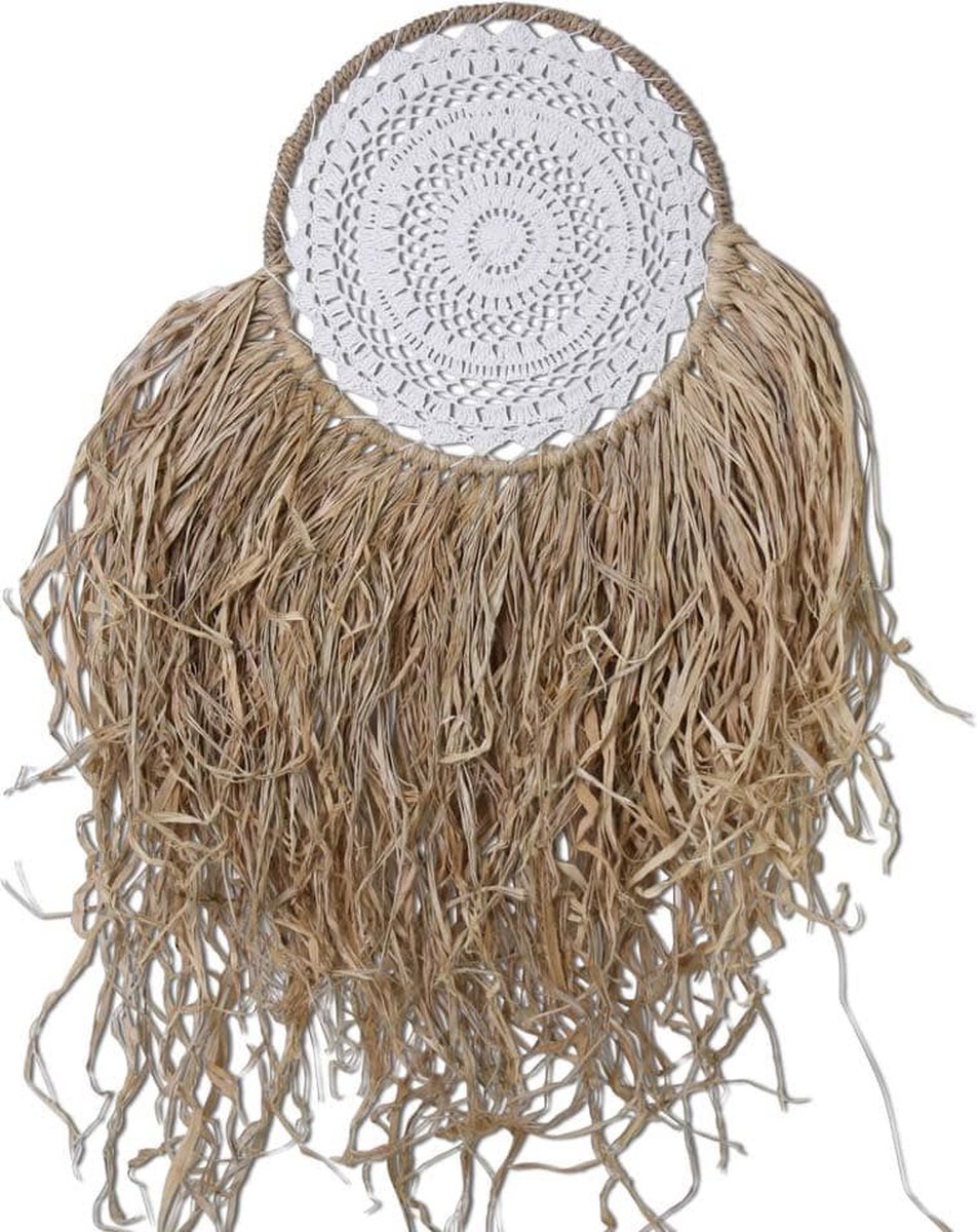 Safaary - Wandhanger Raffia Waaier Naturel Zeegras