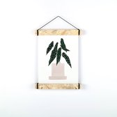 Posterhanger A5 - Hout - Decoratie Huis - Sint - Kerstcadeaus - Duurzaam