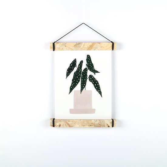 Porte-affiche A5 - Bois - Décoration Maison - Saint Nicolas - Cadeaux de Noël - Durable