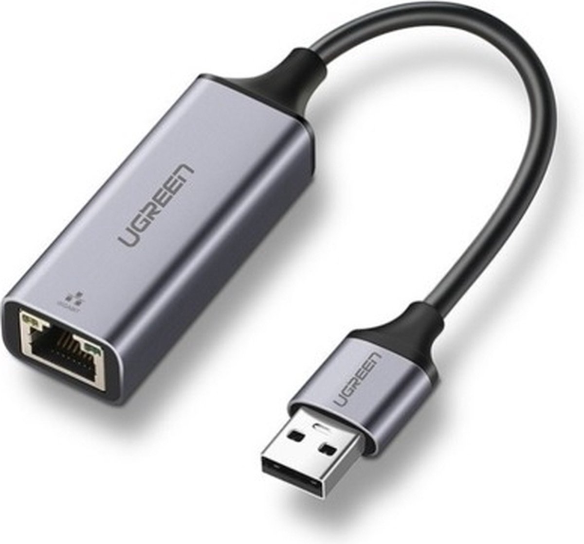 Ugreen USB 3.0 naar RJ45 Ethernet Gigabit Adapter 10/100/1000 - Converter - Hoge Snelheid - Geschikt Voor - Macbook - Samsung - Chromebook (grijs) 017739