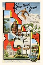 Pocket Sized - Found Image Press Journals- Vintage Journal Greetings from Idaho