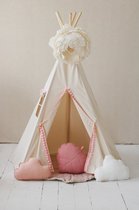 Moi Mili Tipi Speeltent Met Pompons & Speelmat Fluffy Pompons