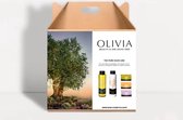Olivia Body & Soap Olive Care Gift Box (Shower Gel, Body Lotion & 3 stuks Soap Bar)