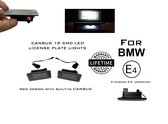 LED Kentekenverlichting set voor BMW X1 E84 F48 X3 F25 X4 F26 X5 E70 F15 F85 X6 E71 E72 F16 F86 CANBUS LED Kenteken lampen set verlichting units 6000K wit licht