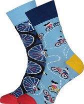 Many Mornings sokken - Bicycles - Unisex - Maat: 39-42