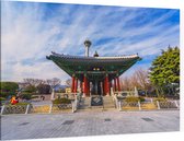 Koreaans paviljoen in Yongdusan Park in Busan - Foto op Canvas - 90 x 60 cm