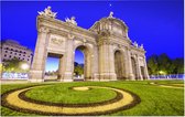 Puerta de Alcalá op het Plein van de Onafhankelijkheid in Madrid - Foto op Forex - 90 x 60 cm