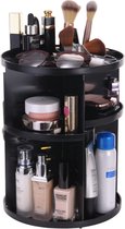 Make Up Organizer - Roteerbare Nagellak Organizer - Makeup en Nagelak opbergen - Zwart