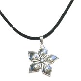 Ketting-Bloem-Floor-Metaal-45 cm-Charme Bijoux