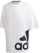 adidas Performance M Mh Boxbos Tee T-shirt Mannen wit Heer