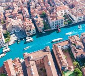 Eiland van Venetië en Venetiaanse lagune van boven - Fotobehang (in banen) - 350 x 260 cm