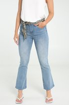 Cassis - Female - Verwassen flared jeans in katoen  - Denim