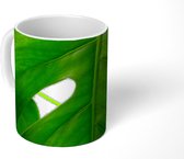 Mok - Een groen en botanisch blad - 350 ML - Beker