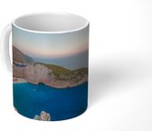 Mok - Kleurrijke zonsondergang bij Navagio Beach in Zakynthos - 350 ML - Beker