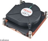 Akasa Intel 1U all copper active cooler with PWM blower fan lor LGA 2011/2066